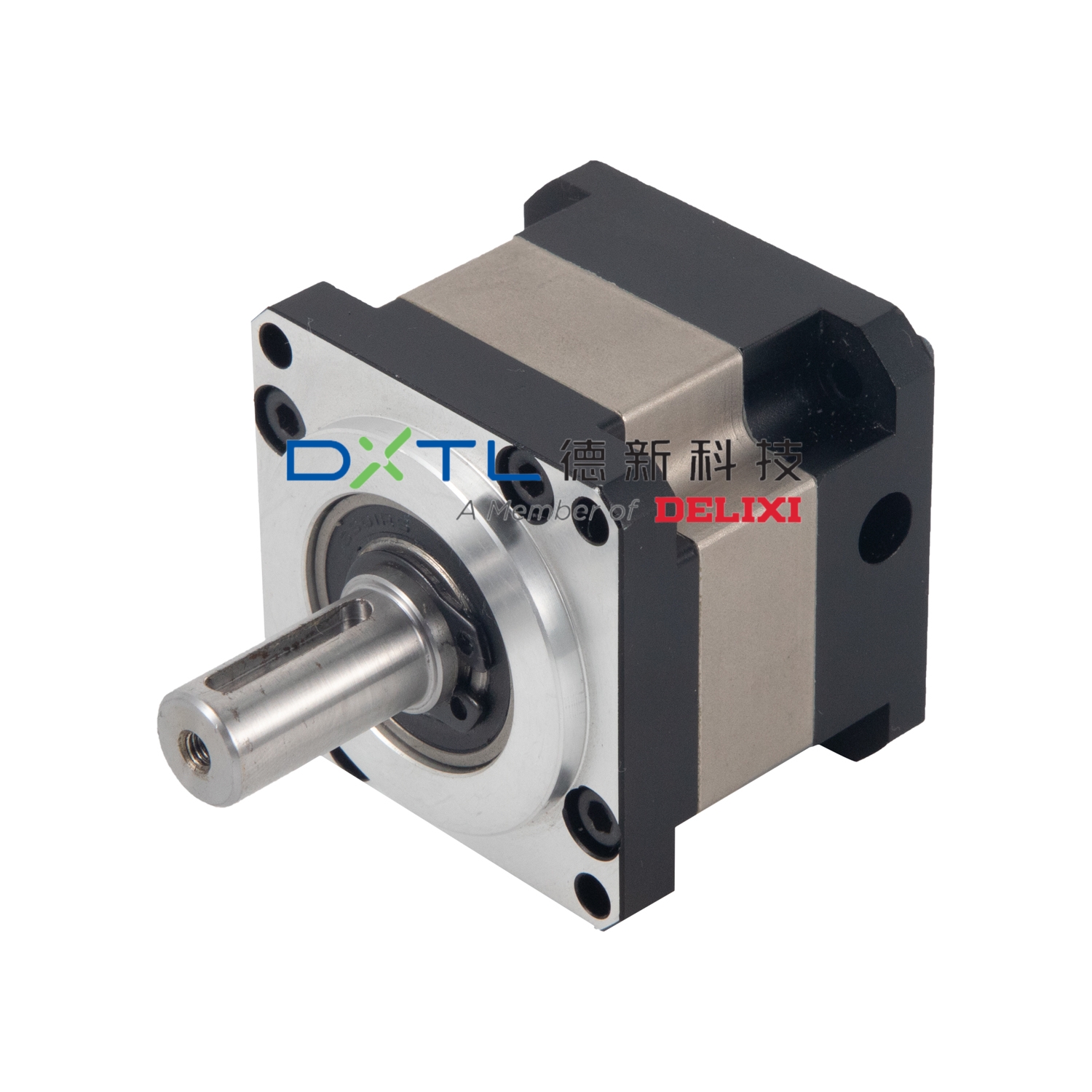 42mm High Precision Spur Gear Planetary Gearbox Square Mounted Flange with Single Stage