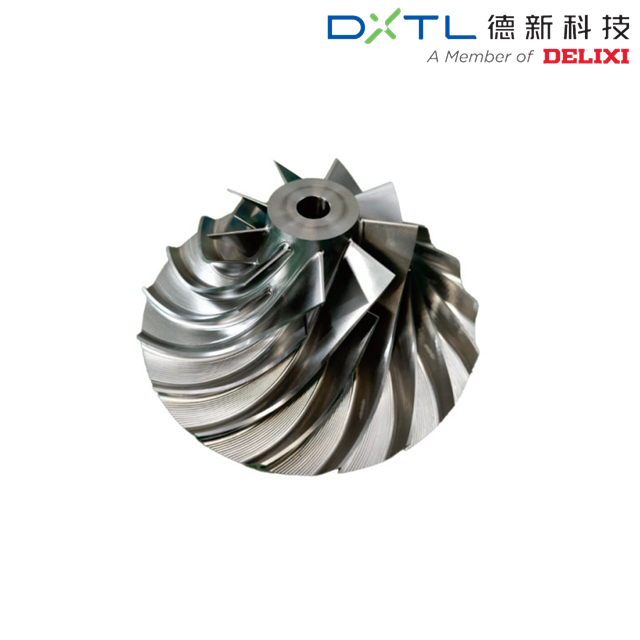 Five-Axis CNC Machined Aluminium Alloy Steam Engine Compressor Impeller