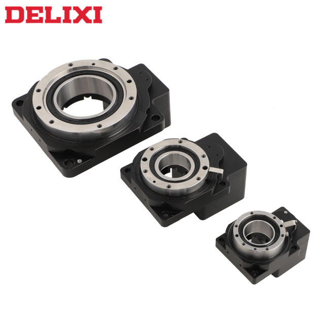DELIXI 60mm Low Backlash Hollow Rotation Platform High Precision Planetary Gearbox Use for Servo Stepper Motor